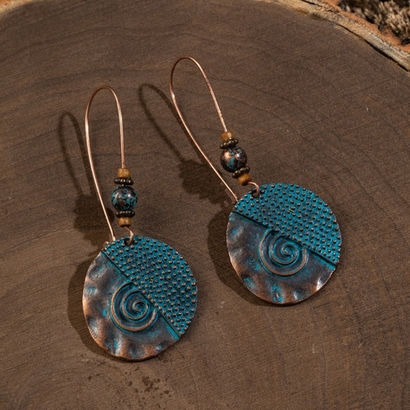 New! Bohemian Drop Earrings - Picture 2 of 10